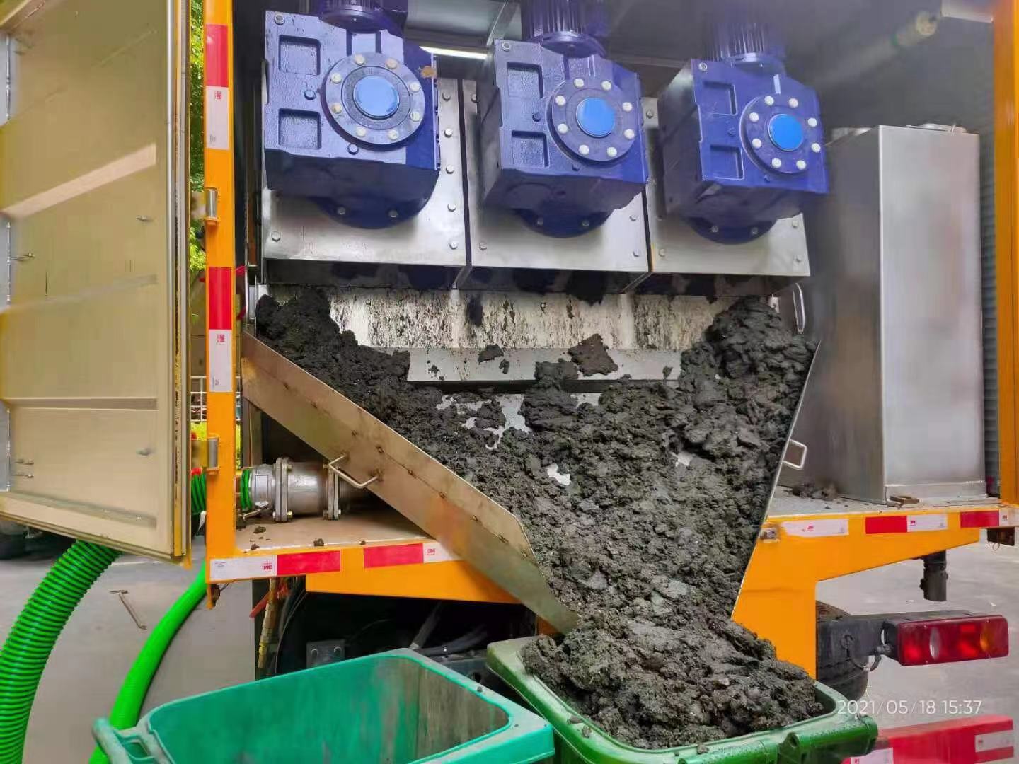 白水化粪池清掏城市维护站-泥浆净化干湿分离处理